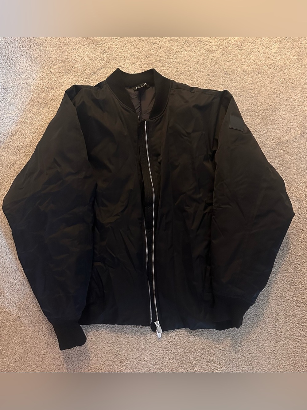 Women’s Black Bomber Jacket by Athleta